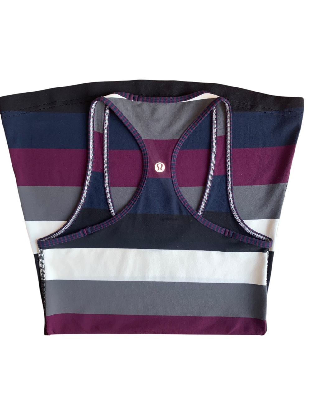 Y2K Lululemon Striped Racerback Tank Top Long Line Size Small New Without Tags